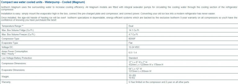 Water Cooled Magnum 2507 (Sea Water) - ITR Marine